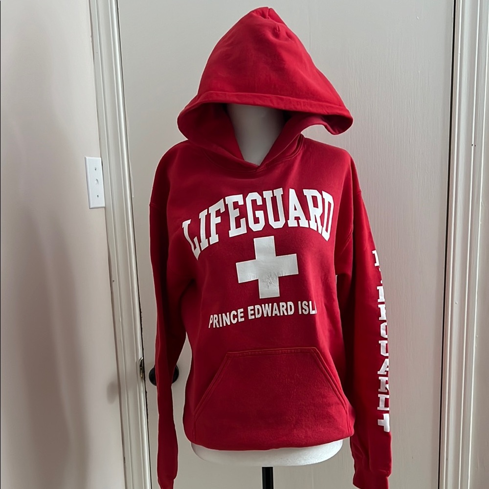 Gildan | Women’s Size Small Red Prince Edward Island Lifeguard Hoodie